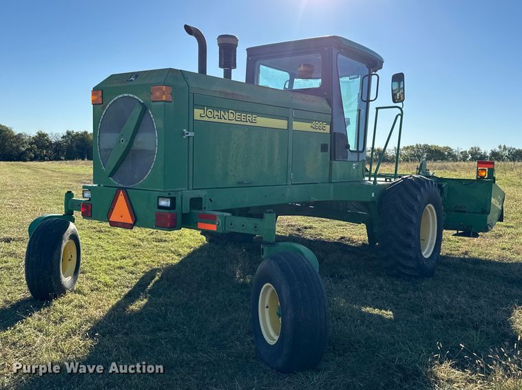 image for item DY8323 2007 John Deere 4995 swather / windrower