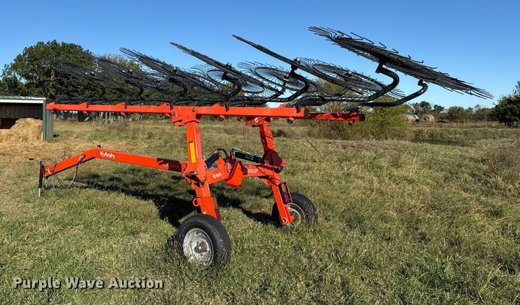 image for item DY8324 2021 Kubota RA212CR hay rake
