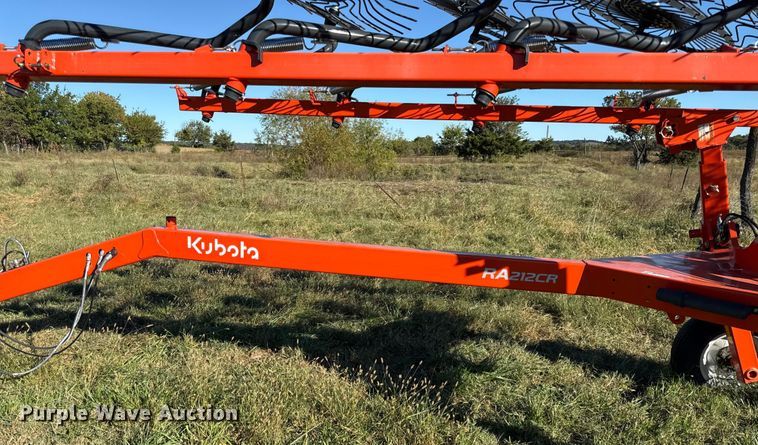 image for item DY8324 2021 Kubota RA212CR hay rake