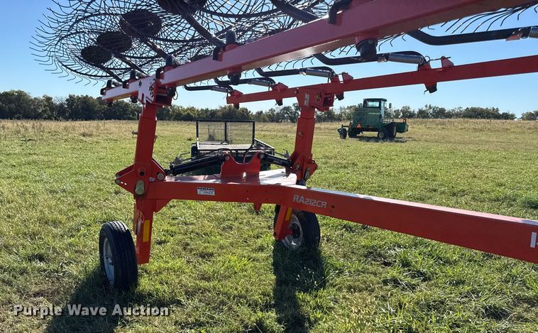 image for item DY8324 2021 Kubota RA212CR hay rake