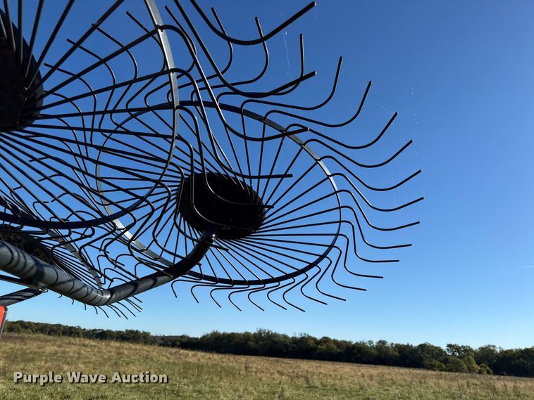 image for item DY8324 2021 Kubota RA212CR hay rake