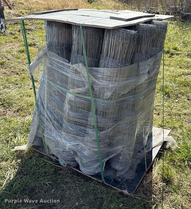 image for item DY8394 (12) rolls of wire fence 