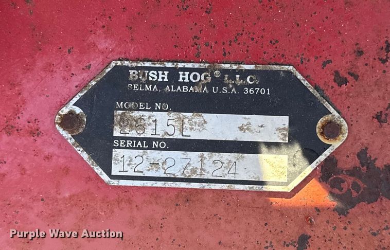 image for item DY8453 Brush hog 2615L batwing rotary mower