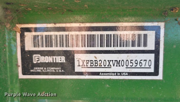 image for item DZ3557 Frontier BB2060  box blade