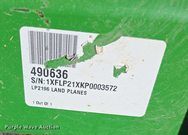 image for item DZ3566 Frontier LP2196 Land plane box blade