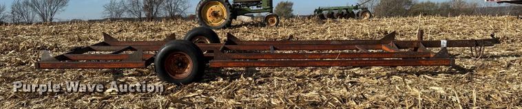 image for item EA2039 Shop built hay bale trailer