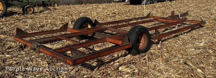 image for item EA2039 Shop built hay bale trailer