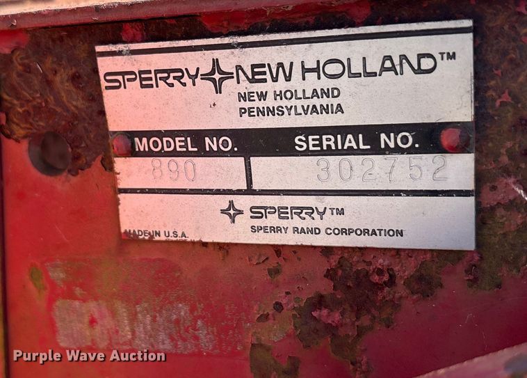 image for item EA7707 New Holland 890 forage harvester