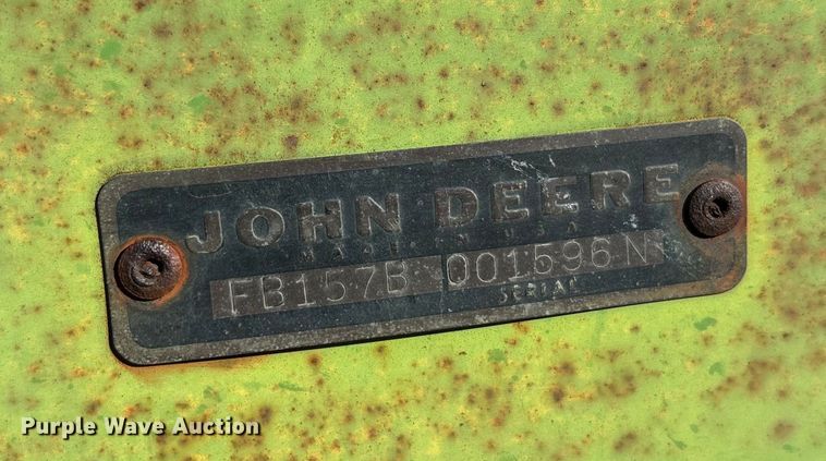 image for item EA7755 John Deere FB157B grain drill