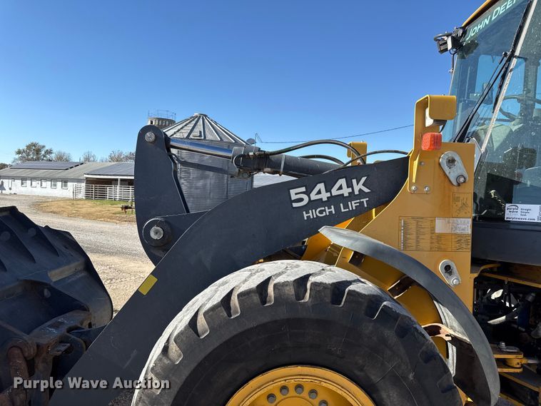 image for item EC4450 2015 John Deere 544K wheel loader