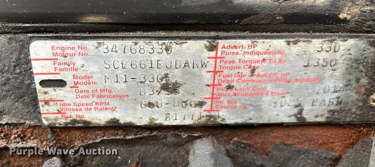 image for item ED2356 1995 WhiteGMC fertilizer delivery truck