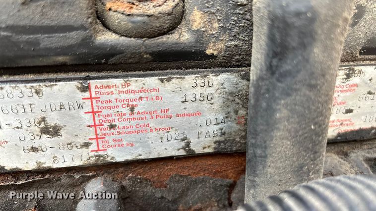 image for item ED2356 1995 WhiteGMC fertilizer delivery truck