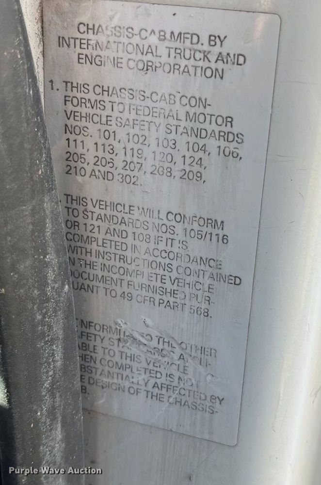 image for item ED2362 2005 International 4300 feed delivery truck