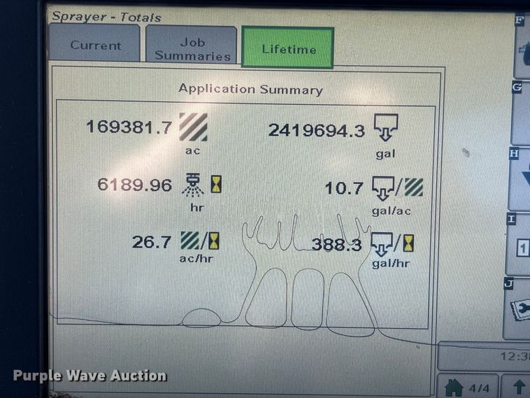 image for item ED2363 2013 John Deere 4730 sprayer