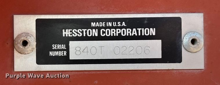 image for item ED2394 Hesston 8400 swather / windrower