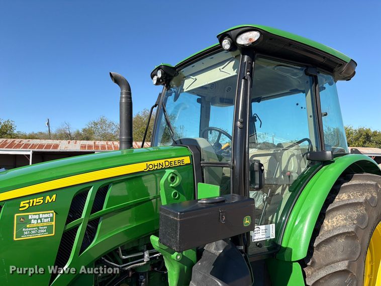 image for item ED5000 2022 John Deere 5115M MFWD tractor
