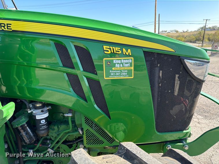 image for item ED5000 2022 John Deere 5115M MFWD tractor
