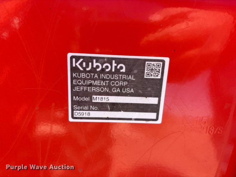 image for item EF6148 2022 Kubota M5-111D MFWD tractor