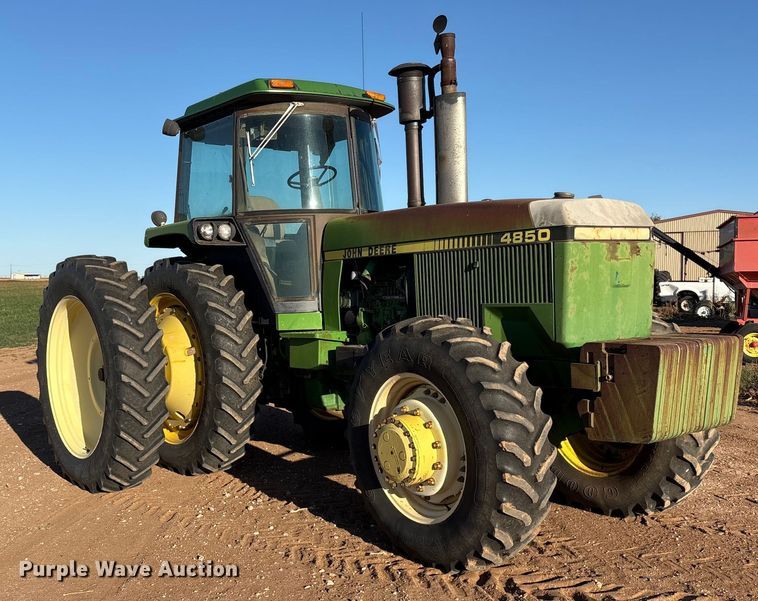 image for item EF6172 1985 John Deere 4850 MFWD tractor