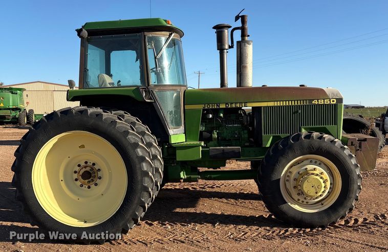 image for item EF6172 1985 John Deere 4850 MFWD tractor