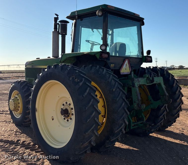 image for item EF6172 1985 John Deere 4850 MFWD tractor