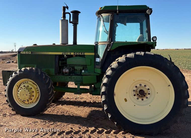 image for item EF6172 1985 John Deere 4850 MFWD tractor