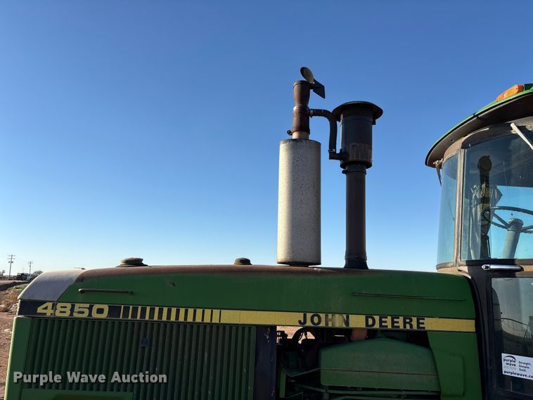 image for item EF6172 1985 John Deere 4850 MFWD tractor