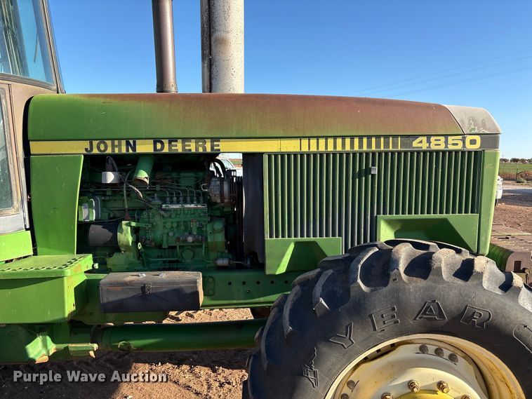 image for item EF6172 1985 John Deere 4850 MFWD tractor