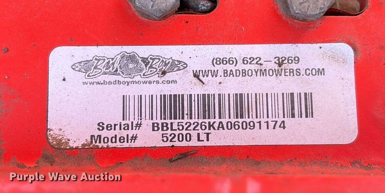 image for item EG8279 Bad Boy Pro Z Series ZTR lawn mower