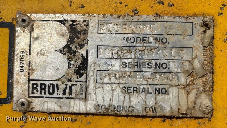 image for item EM6155 Brown Bear PTO PA35E compost aerator