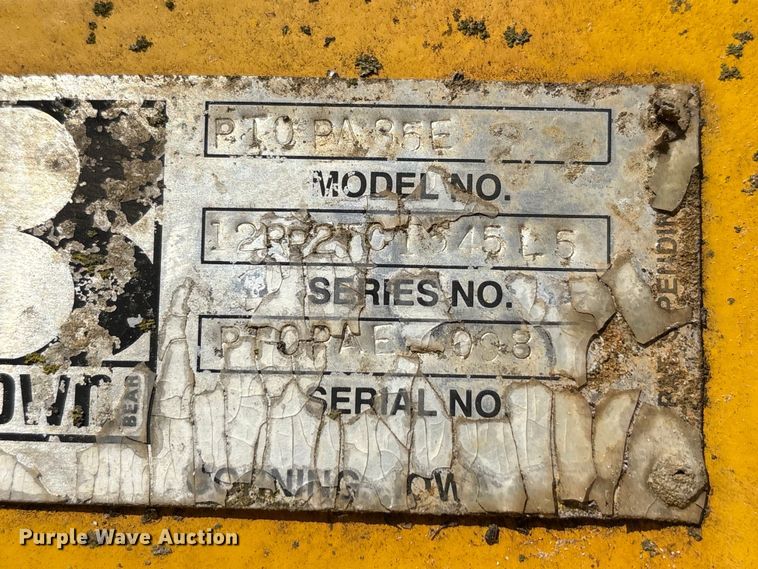 image for item EM6155 Brown Bear PTO PA35E compost aerator