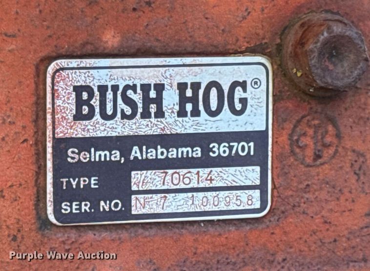 image for item EN0692 Bush Hog batwing rotary mower