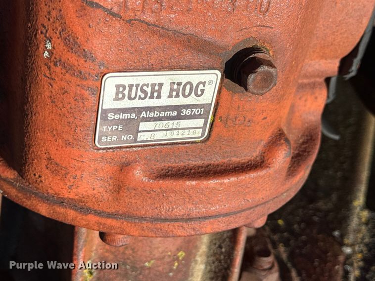 image for item EN0692 Bush Hog batwing rotary mower
