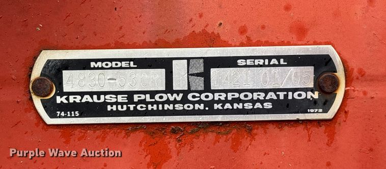 image for item EN5749 2005 Krause 4830-530R in-line ripper