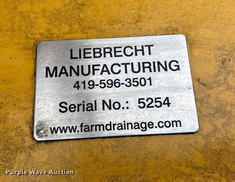 image for item EN5750 Liebrecht tile plow