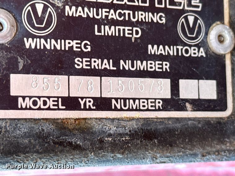 image for item EP0834 1978 Versatile 855 4WD tractor