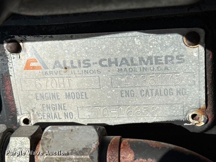 image for item EP0836 Allis-Chalmers 7080 tractor