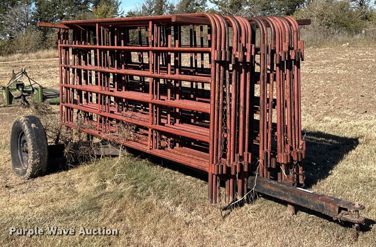 image for item EP0877 Shop built panel trailer 