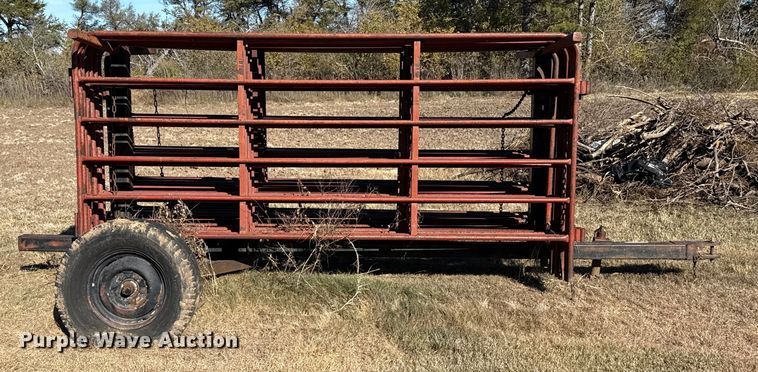 image for item EP0877 Shop built panel trailer 