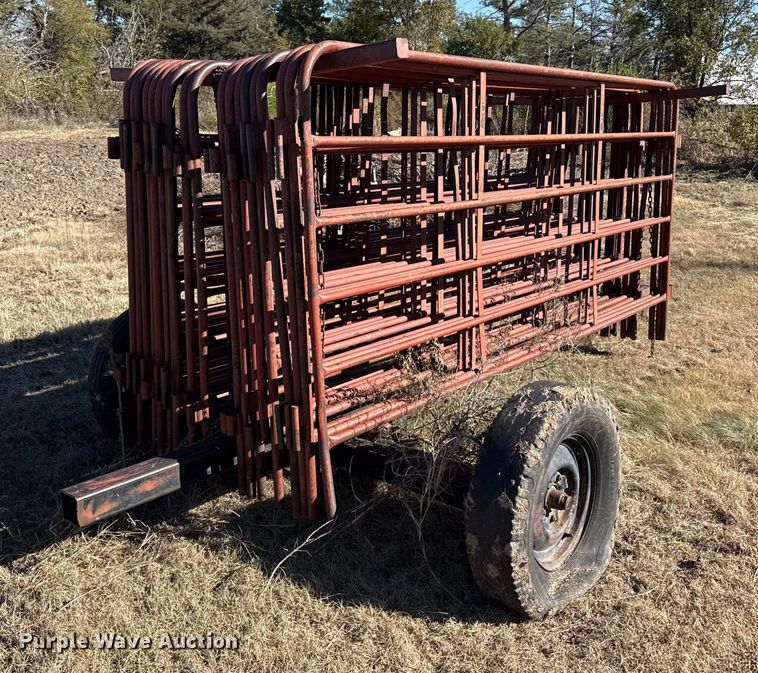 image for item EP0877 Shop built panel trailer 