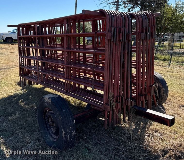 image for item EP0877 Shop built panel trailer 