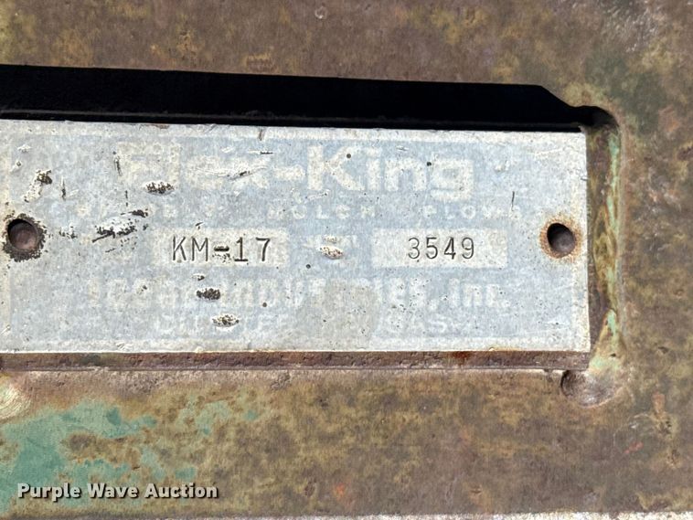 image for item EP0885 Flex King KM-17 sweep plow