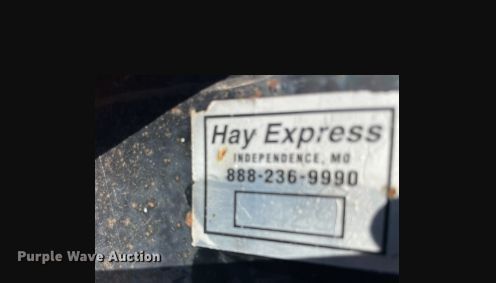 image for item EP0887 Hay Express 6 hay bale trailer