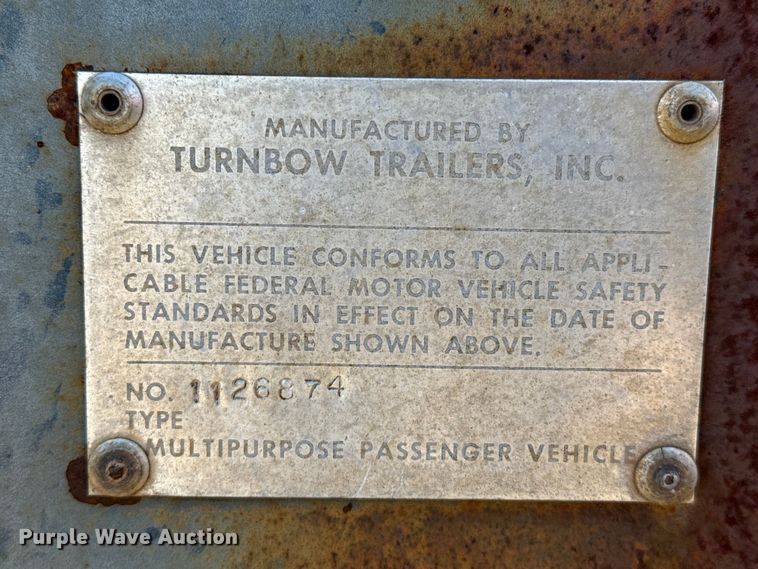 image for item EP0940 Turnbow livestock trailer