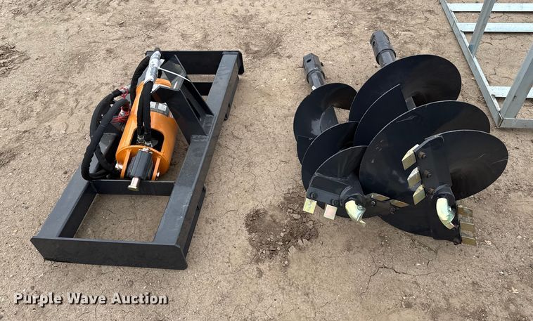 image for item EP2561 2025 Wolverine ADB-13-1218R skid steer auger