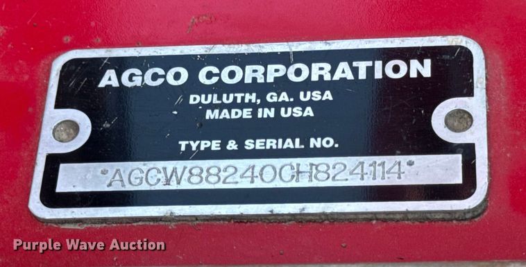 image for item ER0051 Agco White Challenger 8800 planter