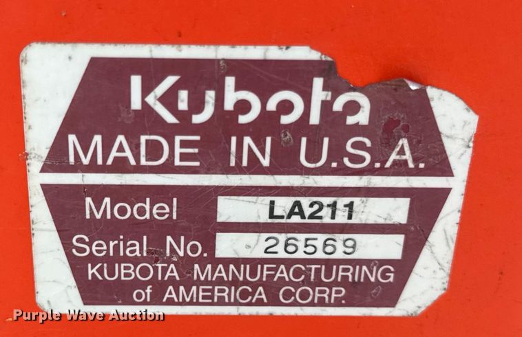 image for item ER0276 Kubota BX2200D MFWD tractor