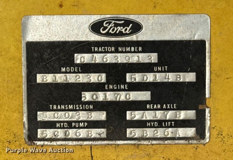 image for item ER0283 Ford 2110 tractor