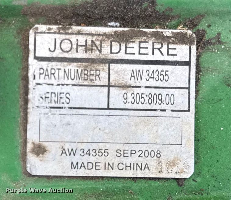 image for item ER0284 John Deere CX20 batwing rotary mower
