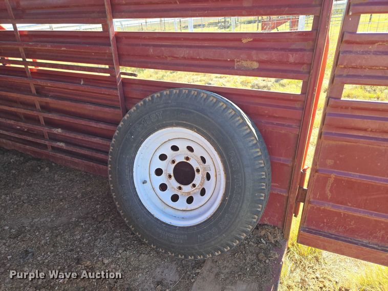 image for item ET5233 1996 W-W Trailer Manufacturers livestock trailer